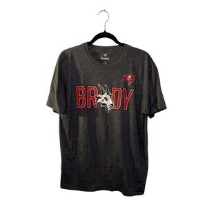 Tampa Bay Buccaneers Tom Brady GOAT #12 Fanatics T-Shirt (Size L)